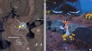 Luminous Calendula locations in northeast Maroonwood (Image via Kuro Games)